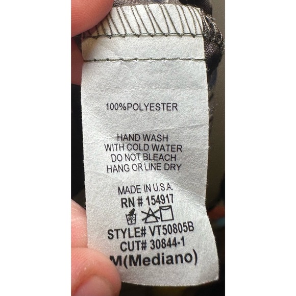 Vince & Love Women’s Floral Off-Shoulder Blouse Size Medium - Picture 4 of 5